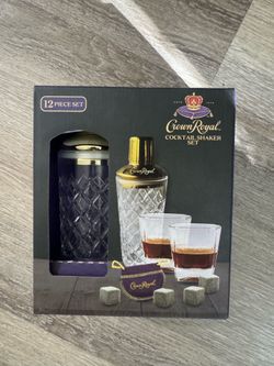 Crown Royal 12 Piece Cocktail Shaker Set