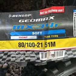 Dunlop Geo Max 80x100x21  ( Front Tire