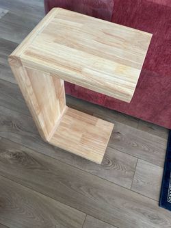 Matching sturdy all wood side tables