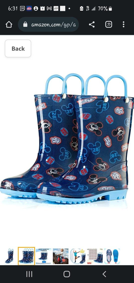 Jcp sale rain boots