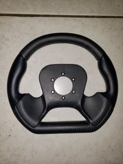 300mm Pure Carbon Fiber Steering Wheel