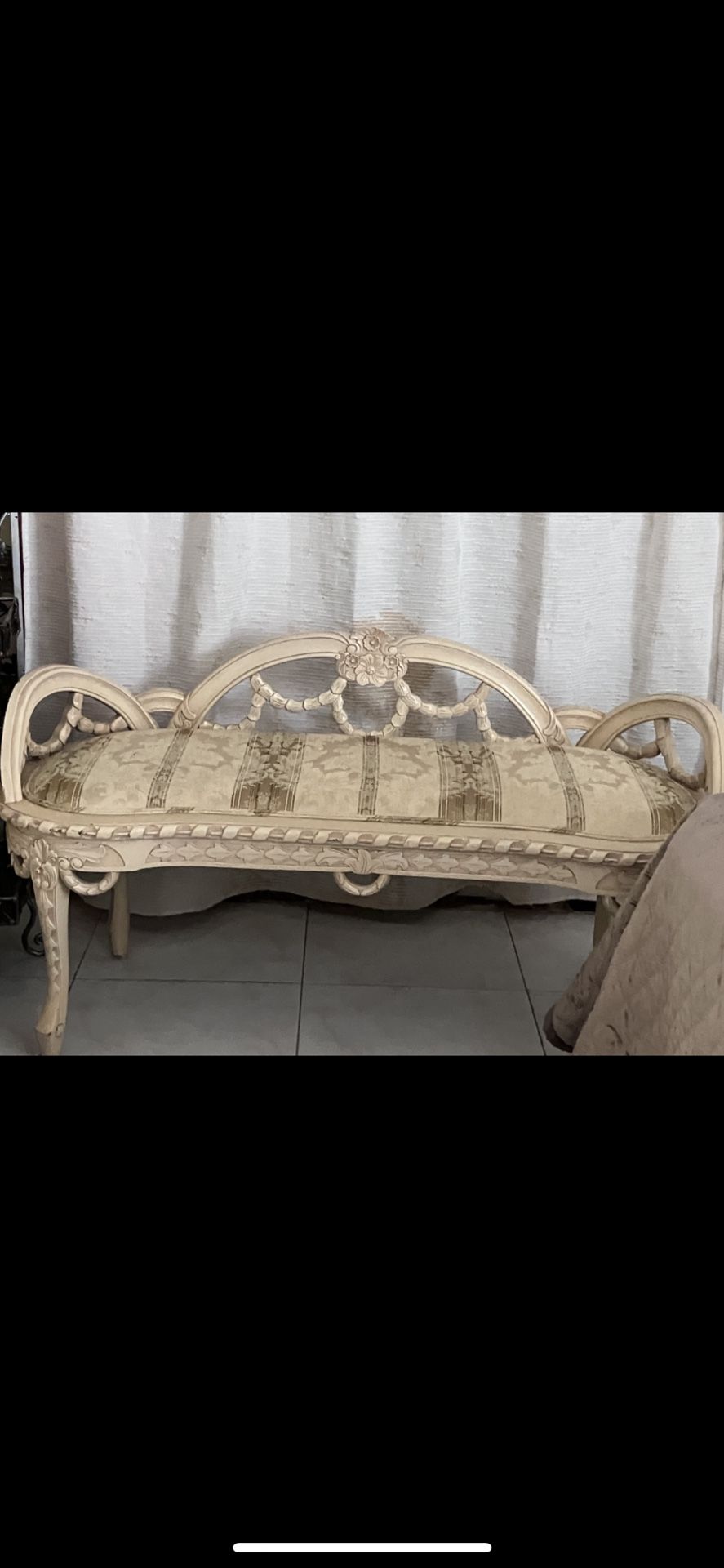 Vintage French Style Bench