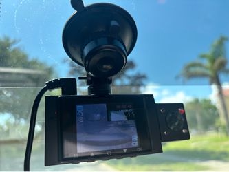 Dashcam front and interior loop recording