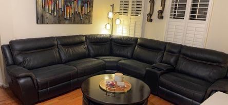 Round Recliner sofa set