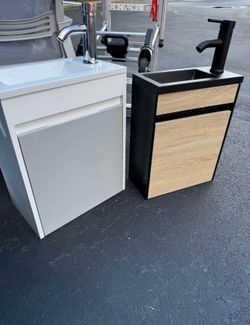 Brand New Small Wall Mounted Sink, New ( 16” W x 10”D x 20.5” H )