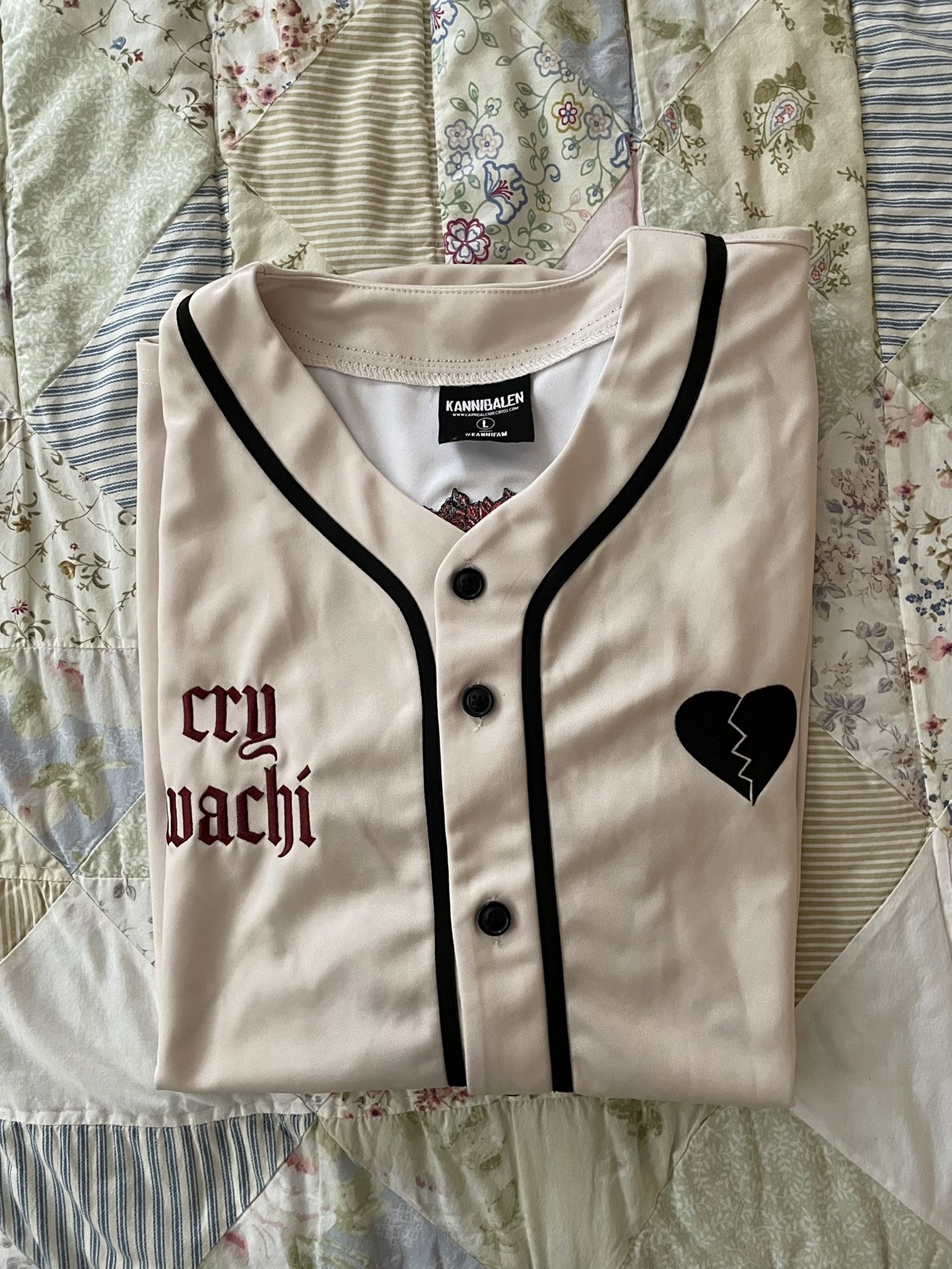 Kai Wachi Cry Wachi 2 Baseball Jersey - Large