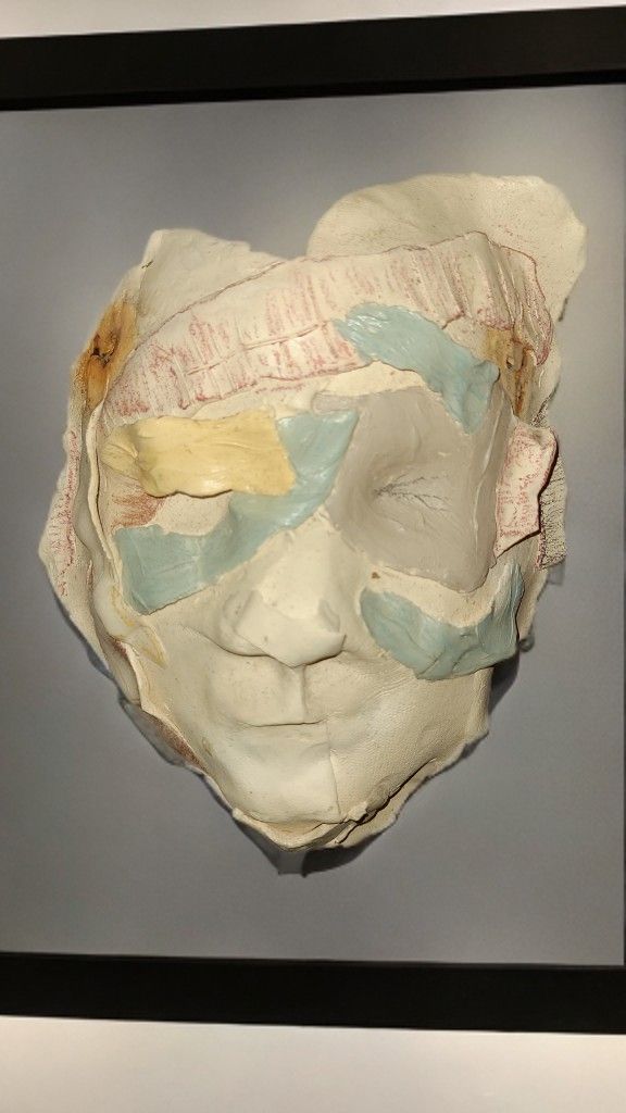 Handcrafted Ceramic Face Mask – Wall Art Sculpture – Tribal Boho Decor