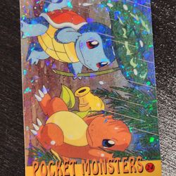 Pocket Monsters #24 Pokémon Vintage Prism Vending Sticker Bandai Cardass 