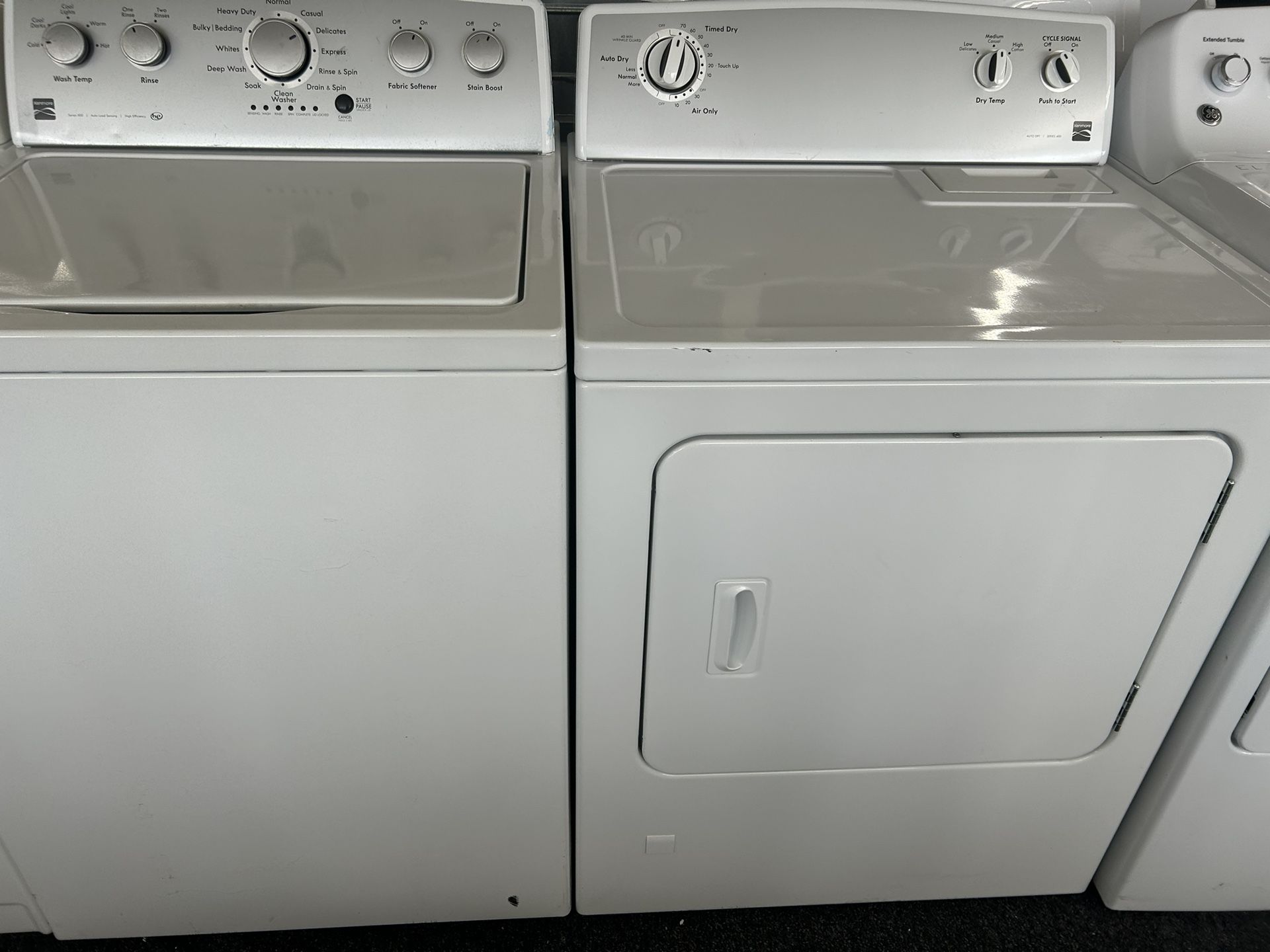 Kenmore Washer And Dryer Set With Warranty