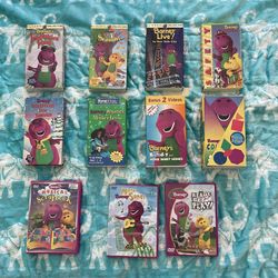 Barney VHS Videos and DVD’s (BEST OFFER)