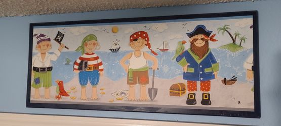 Children's Pirate Art Wall Decoration
