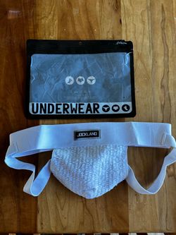 White jockstrap