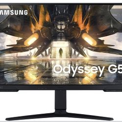 Samsung Odyssey G50A Series 27-Inch WQHD (2560x1440) Gaming Monitor, 165Hz, 1ms, IPS Panel, G-Sync, HDR10 (1 Billion Colors) (LS27AG500PNXZA)