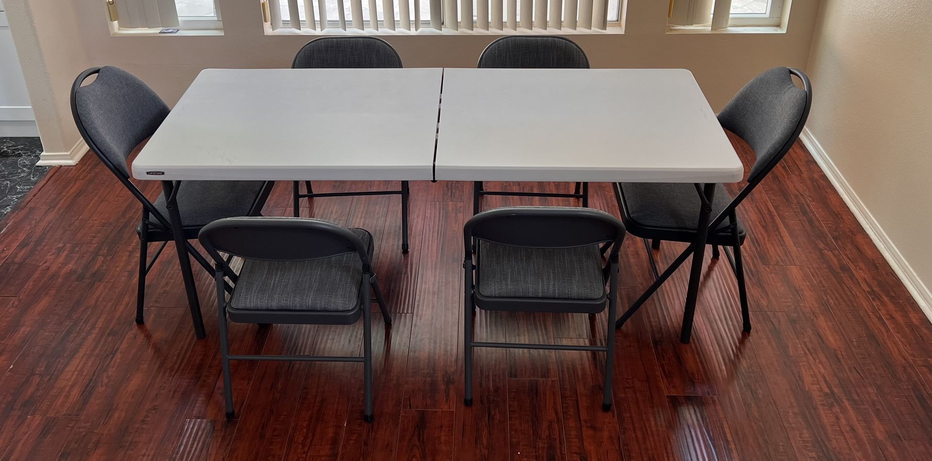 Lifetime Folding Table And Chairs 
