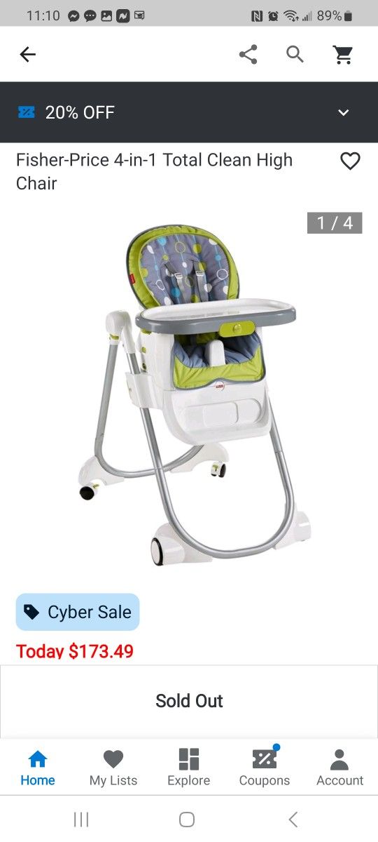 4 in 1 Highchair