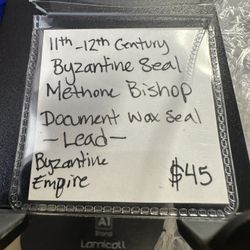 11th-12th Century Bishop Document Wax Seal
