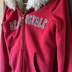Red Aeropostale Jacket  Very Cozy Large