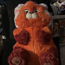 Disney Pixar Turning Red Movie Mei Panda Plush 18" Disney Store Red Panda