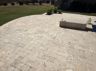 940 sq. ft. of 6” x 12” Travertine Pavers on Pallets