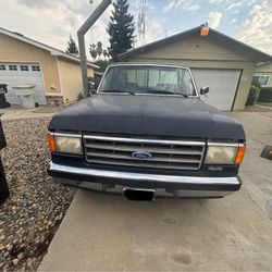 1991 Blue Ford F150, 4X4