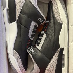 Jordan 3 Retro Black Cement Size 12 Men’s