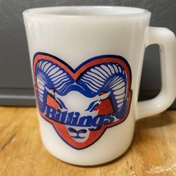 Milk Glass Coffee Cup 