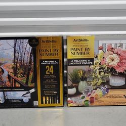 New Choice Of Artskills Paint By Number With Ready To Hang Hardware 