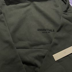 Essentials Fear of God Hoodie Stretch Limo Black – Small 
