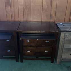 Night Stands With Pullout Desk And Usb Charging