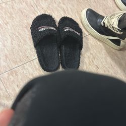 Furry balenciaga Slide 