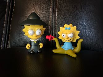 Kidrobot Halloween Tree House Of Horror Mini Figures Lisa Simpson Maggie Simpson THOH Combo Set