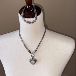 Lia Sophia  Necklace and bracelet