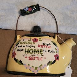 Wall Hanging Kitchen  Kettle Teapot Decor