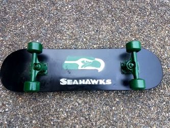 Unique Handpainted Seahawks Skateboard