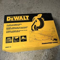 Dewalt 12in Single Bevel Miter Saw 