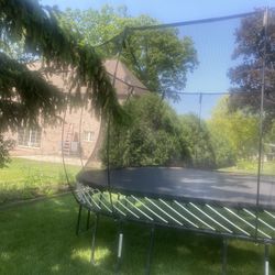 Spring Free Trampoline 13x13-   $1300 Like New! 