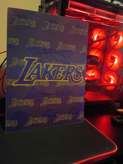 Los Angeles Lakers 12x16 3D poster
