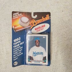 1993 Florida Marlins Team Set