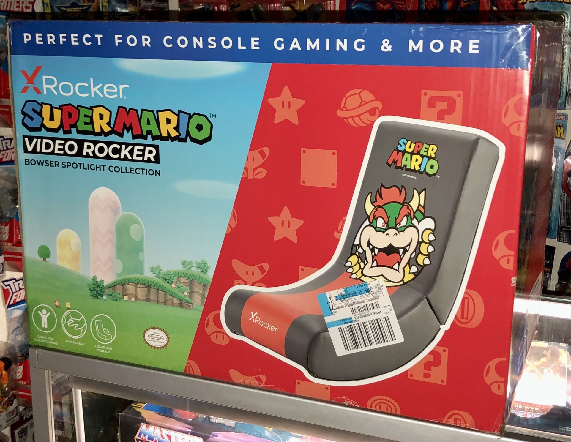 XRocker Super Mario Video Gaming Floor Rocker Spotlight Collection BOWSER Official Nintendo 2022 NIB