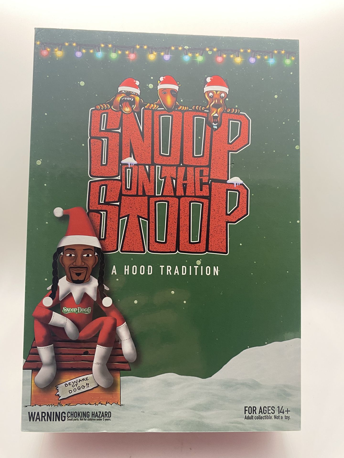 Snoop on the Stoop Christmas Red Plush Figurine