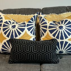 Accent pillows for couch Set of 6 