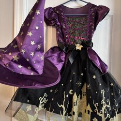 Glow In The Dark Starry Witch Costume 
