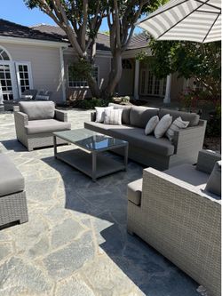 9 piece outdoor patio furniture set