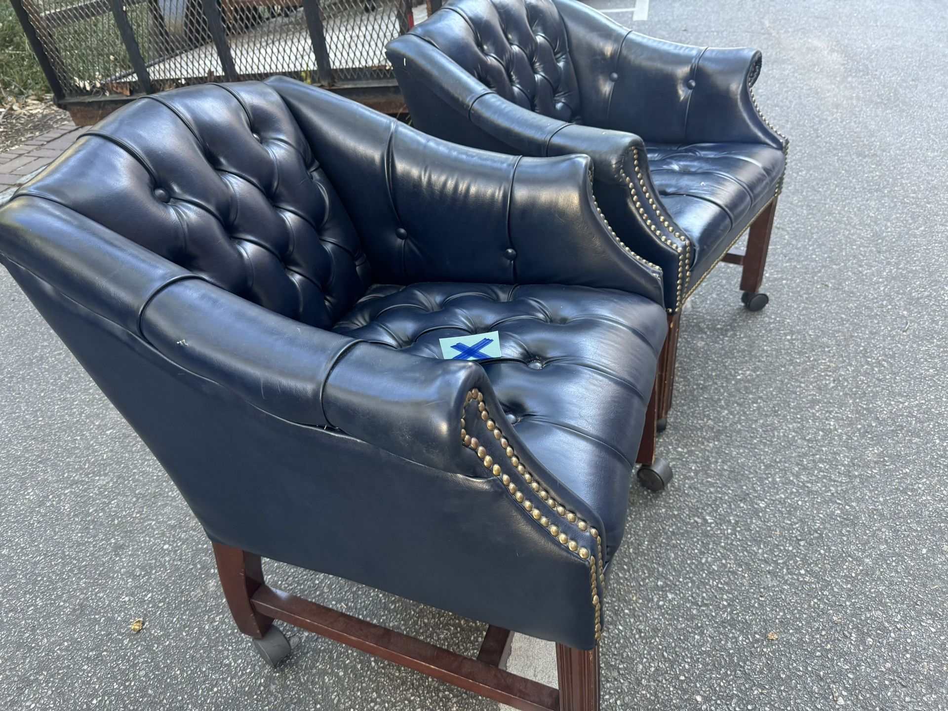 Plush Leather Chairs
