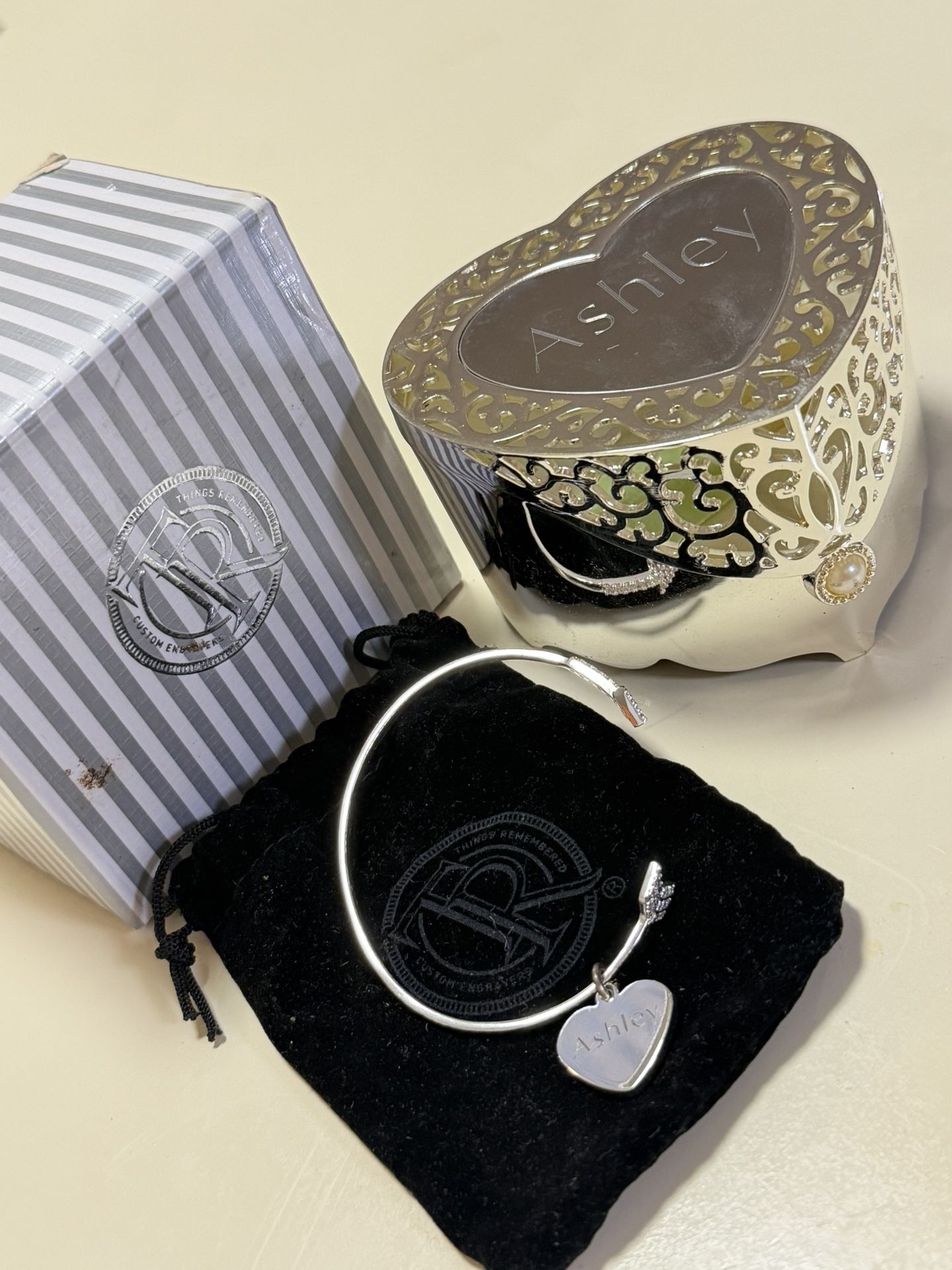 Bracelet Silverr Things To Remember ( Ashley)
