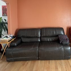 leather recliner couch $500 OBO 