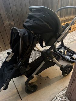 double stroller evenflo