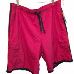 U.S. Polo Assn. Men's Swim Shorts 3XL Red Read Description!!