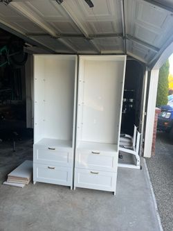 IKEA Brimnes bookshelves