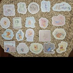 20 Winnie The Pooh & Friends Stickers 